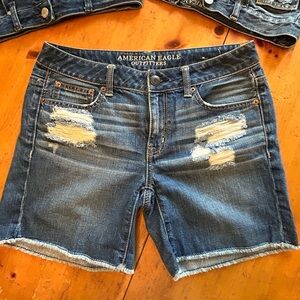 American Eagle Outfitters Blue Denim Shorts